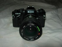 Newer Ricoh XR-10 Classic Camera with Import Brand SAMYANQ28 --- 70mm Metallic lens