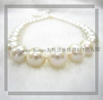 925 silver buckle 9-10mm natural fresh water pearl necklace right round pearl white gold purple