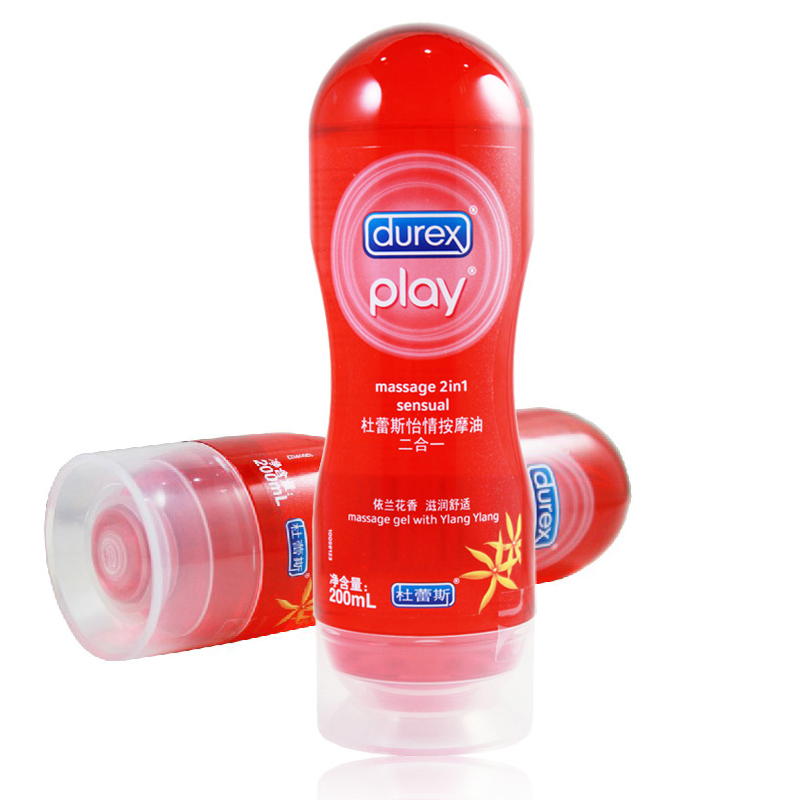杜蕾斯依兰香情趣润滑油 夫妻房事全身按摩油200ml成人性趣用品CR