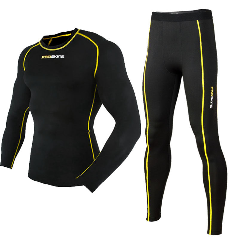 PROSKINS Cycling Uniform High-elastic tights compression clothing Running jogging marathon suit long sleeves