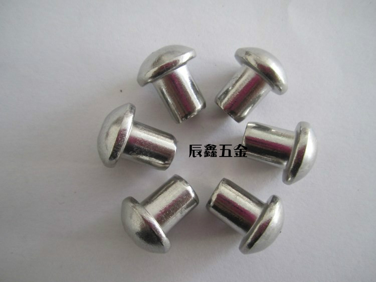 Authentic 304 stainless steel semi-round head rivet GB867 round head rivet Solid rivet M4M5