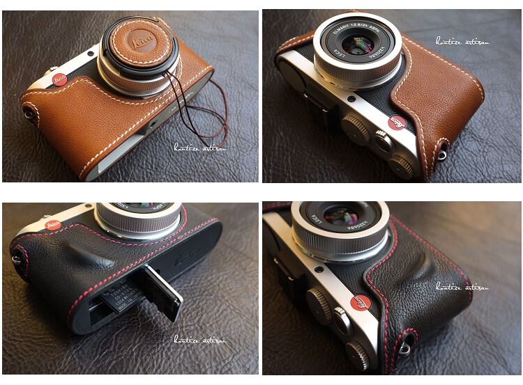 Contis Handmade Leica X1 X2 Leather Case Base Cutout Easy battery change