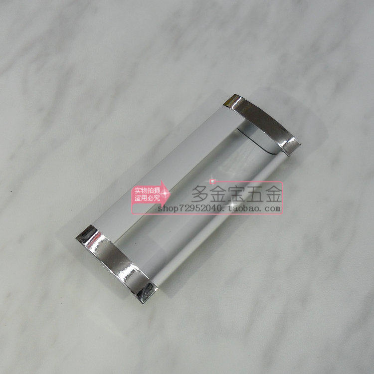 Wandaly cabinet wardrobe drawer handle embedded handle space aluminum dark handle 3300-96