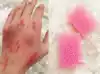 Custom pink film and television makeup injury effect plasma stubble sponge Professional scratch scratch coarse eyes soft and tasteless