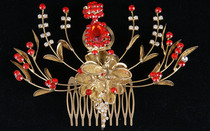 Clearance] Chinese hairpin Hanfu hair crown phoenix crown cheongsam top hairpin accessories ancient clothing beauty hair accessories hairpin 115