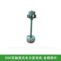 Boutique 500W axial flow hydroelectric generator five hundred watts household miniature low head 220 volt vortex chamber