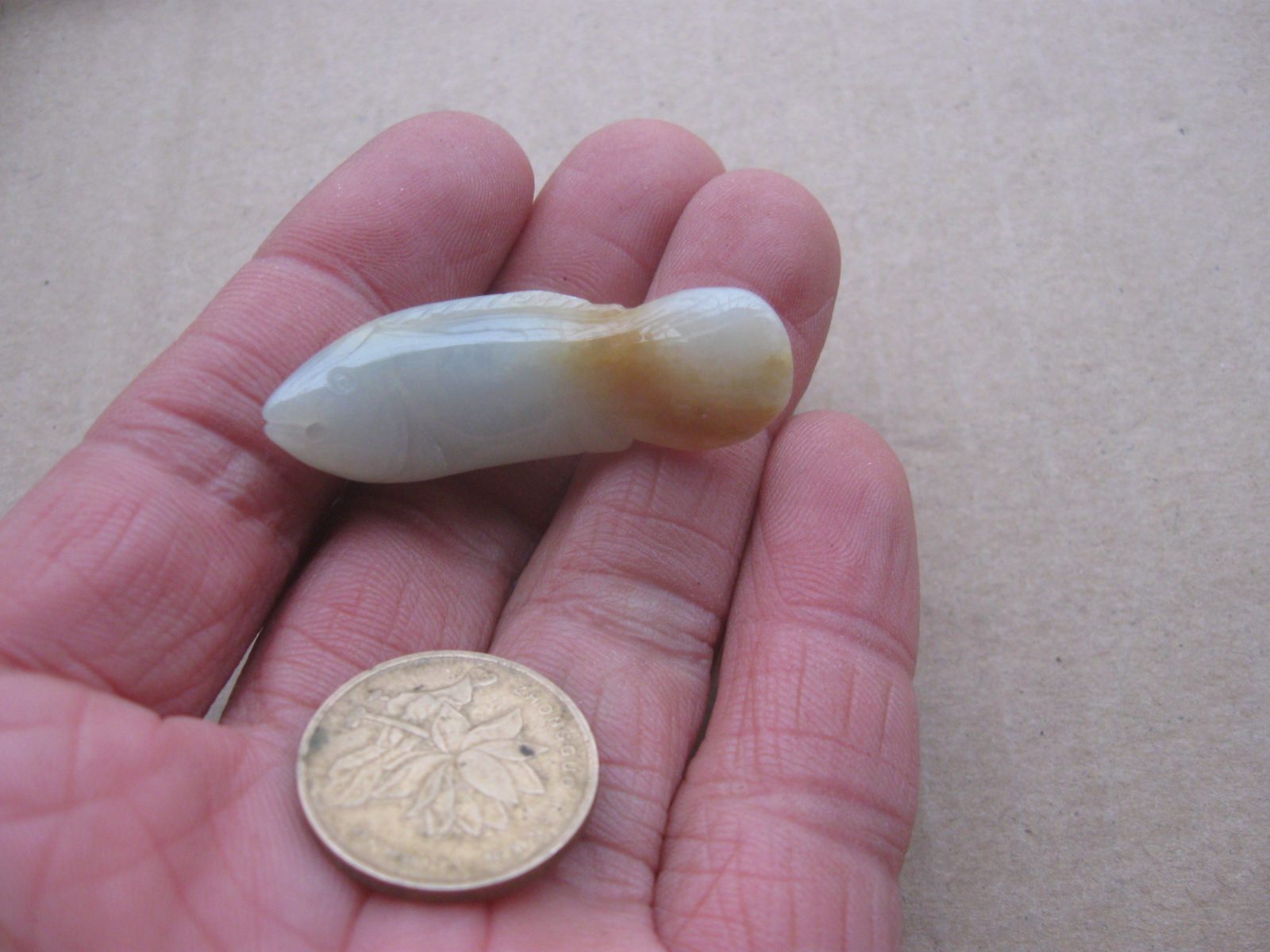 Punch Crown Bao A Natural Emerald Pendant Goldfish With Color Yellow Emerald Bring Good Luck Boutique Worth Owning