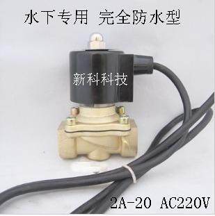 6 minutes 220V waterproof solenoid valve DN20 water valve running spring fountain solenoid valve safe and waterproof
