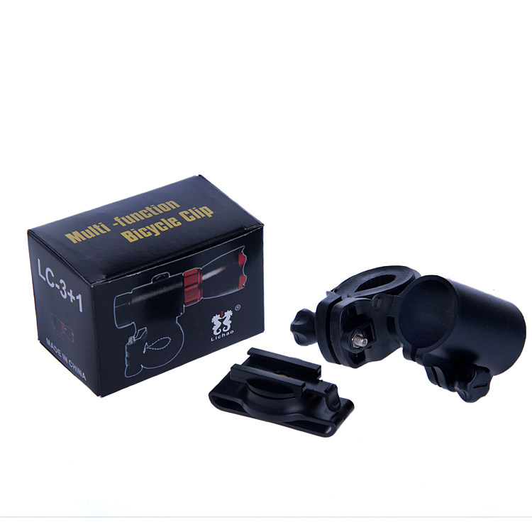 New LC-3 1 bicycle flashlight rack bicycle seat multifunctional lamp rack can hang belt with waist buckle