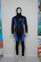 Wetsuit Traceway suit diving suit with headgear conjoined 5MM 5MM thick water ghost suit