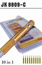 Original Jackley JACKLY8809-C screwdriver set batch repair disassembly tool 10 in 1 screwdriver