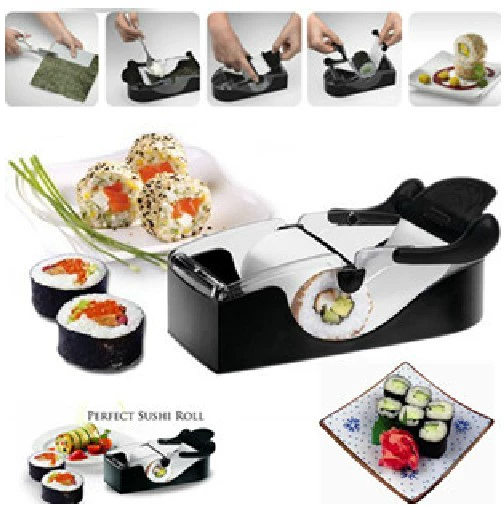 Bộ khuôn làm sushi, máy làm sushi, dụng cụ làm cơm rong biển, bộ dụng cụ làm sushi, khuôn cơm nắm - Tự làm khuôn nướng