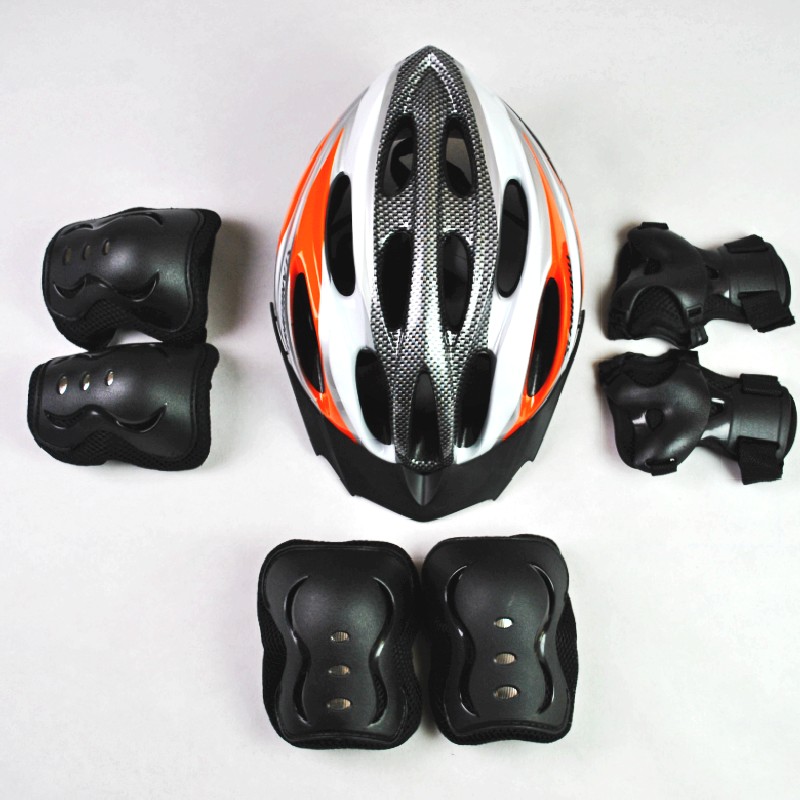 HK skating roller skates sports knee pads adult children beginner skateboard bicycle helmet protective gear full set