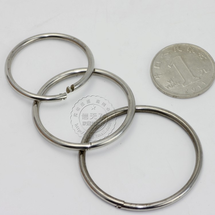 2018 stainless steel rings can open the keyring active buckle opening ring