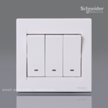 Schneider Ruyi switch socket triple single control switch EV53 1 designated distributor