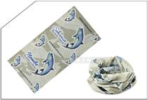 Outdoor turban face-protecting face fish pattern tiger fish fishing sunscreen cycling magic bib neck sleeve for men and women headgear