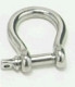 Stainless steel shackle D-shaped buckle Bow shackle Chain buckle Bracelet buckle Lifting connection buckle M10