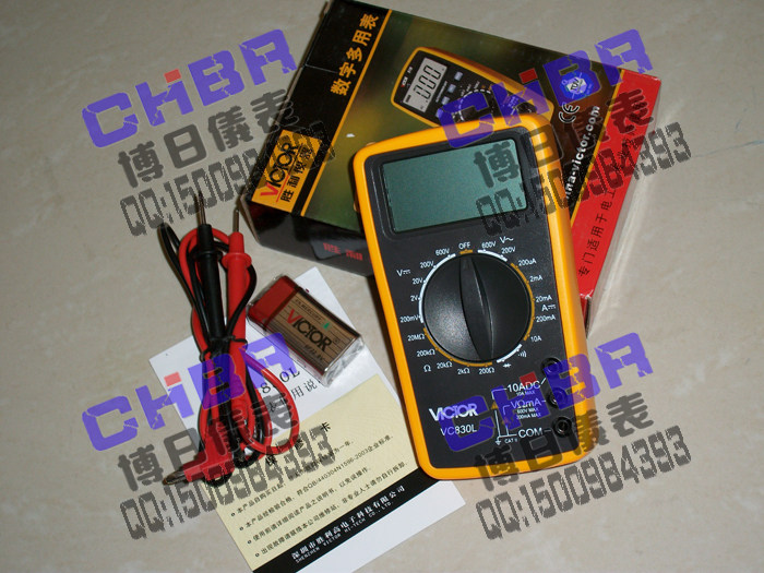 VICTOR Shenzhen Victory Versatile Meter Old VC830L Digital Meter Universal Table Test Table