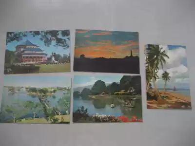 19 60s Guangdong People's Edition Guangdong Postcards 5