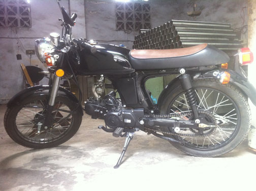 99 Jialing retro modification, old Jialing 70 motorcycle modification and refurbishment (motorcycle modification customization)