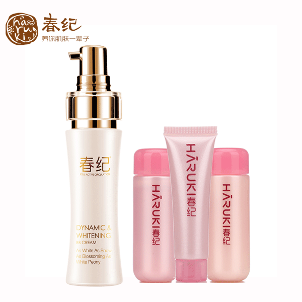 春纪bb霜化妆品 动感透净BB霜40ml遮瑕隔离亮肤裸妆修颜白皙正品