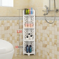 Bathroom Shelving Tripod Ground Type Wall Corner Shelf Creative Sculpture Flower Wash Terrace Shelf Corner containing multilayer