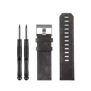 Garmin Fenix3 Fenix 3 HR DLC Dark Gray Cracked Leather Strap Original Original Accessories