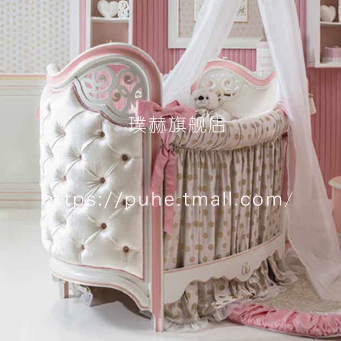 Yingerchuang Baby Bed Solid Wood Baby Cot Crib Crib Playpen