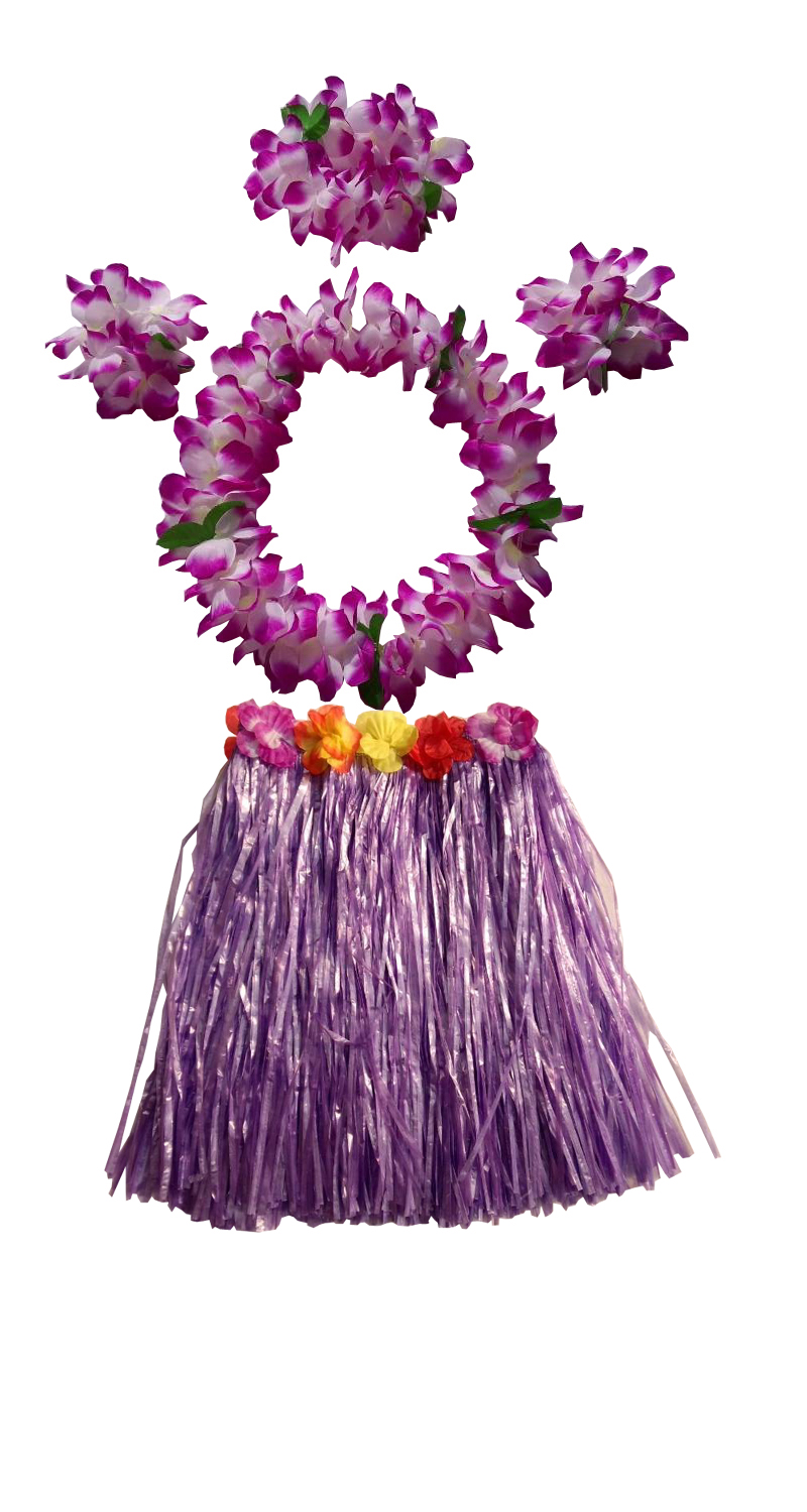 40cm performance hula dance neck ring Hawaiian hula 5 pieces set children's clothing accessories company annual meeting garland