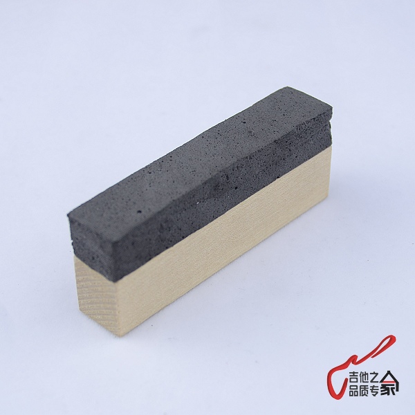 Electric wood folk guitar Beselfie neck finger plate Silk finishing pint angle polished paint grinding water mill sponge wood block-Taobao