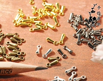 Baby clothes jewelry accessories retro metal parts 7 × 2 5MM water drop pendant 30 pieces