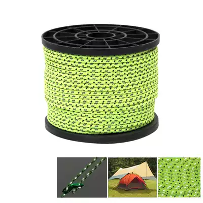 Selpa Korea outdoor 4mm thick reflective rope 5 10 20 50M Tent rope Ground nail pull rope Sky curtain accessories