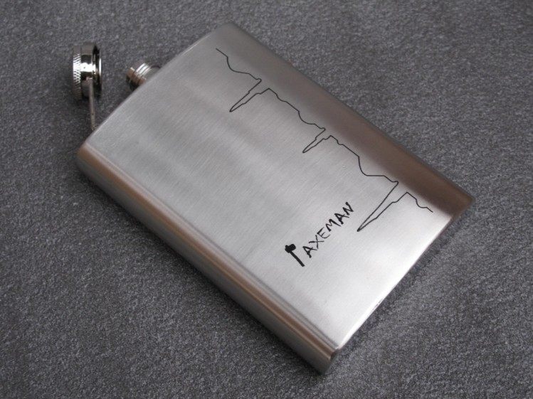 AXEMAN ESMAN Outdoor Thickened Stainless Steel Outdoor Portable Jug 8oz oz Telepathic