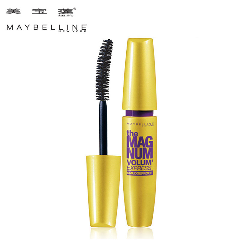 Maybelline/美宝莲巨密睫毛膏 黄胖子 彩妆炫黑纤长浓密  正品