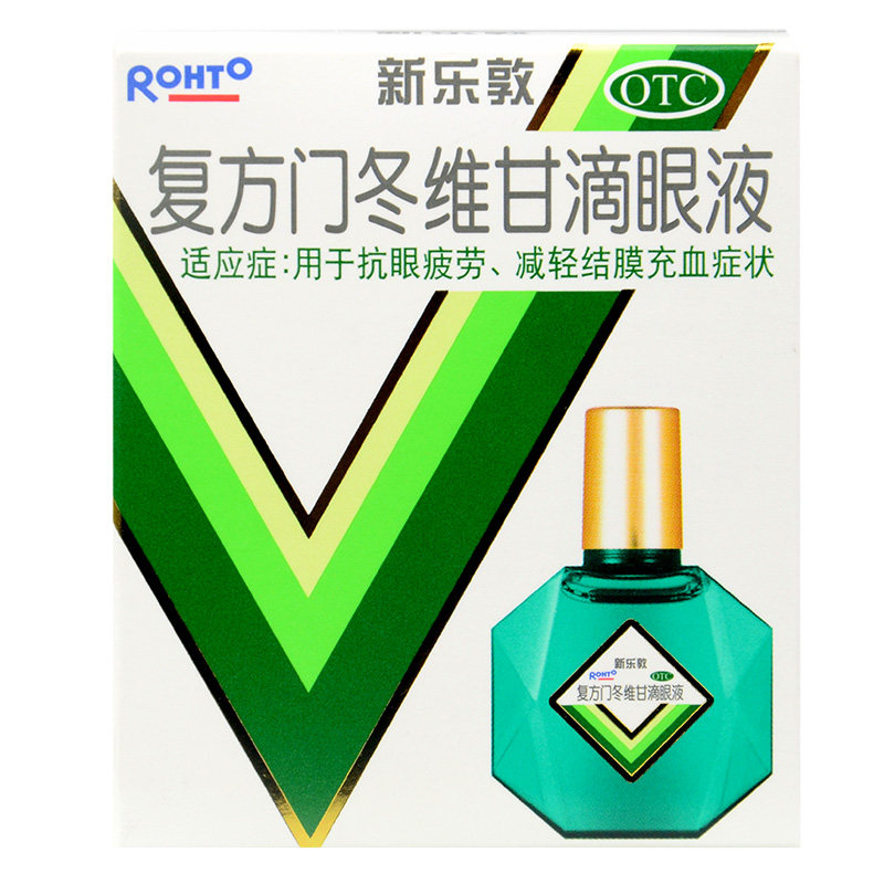 曼秀雷敦 新乐敦滴眼液13ml 缓解视疲劳电脑族 干眼症眼酸眼药水
