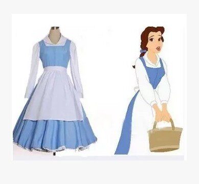 cosplay Beauty and the Beast Belle belle Maid Clothing Princess Clothing Spot-Taobao