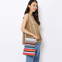 Female Type Single Shoulder Inclined Shoulder Backpack Hemp Flower Rope Harness Cloth Art Bag