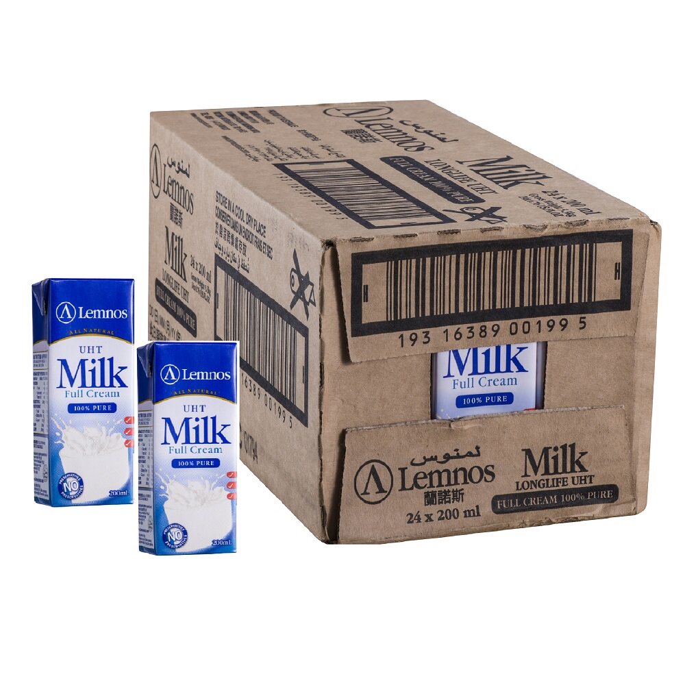 【天猫超市】澳大利亚原装进口兰诺斯全脂牛奶200ML*24盒/箱