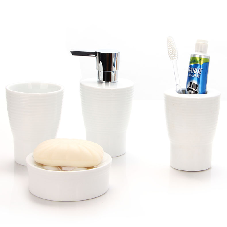 SPIRELLA/silk pury European - style originality contracted Apollo mouthwash ceramic bathroom toothbrush rack toilet seat