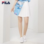 FILA Fila váy ngắn 2018 mùa hè váy mới xếp li váy thể thao váy nữ mùa hè