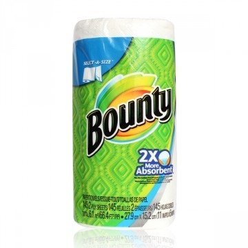 Bounty厨房清洁纸巾(随意撕)145张台湾官网直邮进口