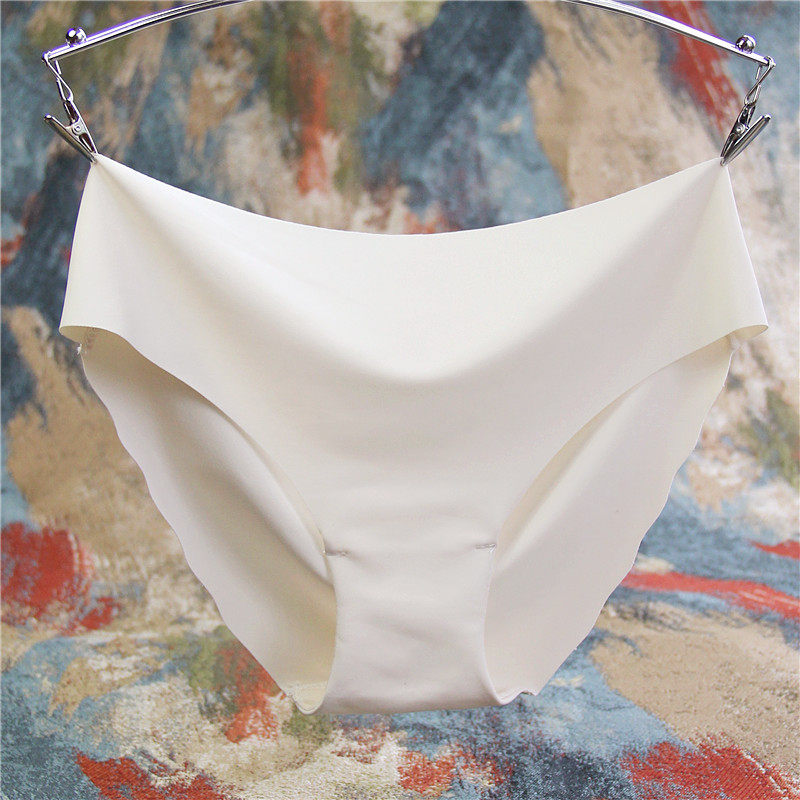 欧美女士内裤低腰三角无痕短裤透气一片式冰丝大码舒适夏提臀薄款