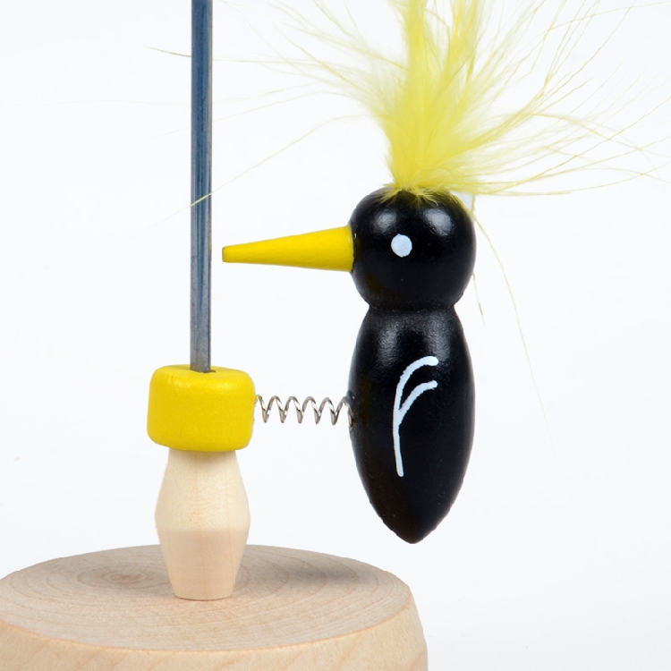 Wooden cute nod to climb pecking wood and bird slide 80 back nostalgic traditional toys wooden children's toys