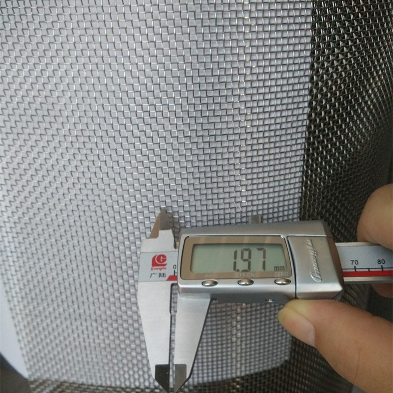 Authentic 304 stainless steel 10 mesh crimped mesh stainless steel filter mesh square hole mesh small hole mesh 2mm hole