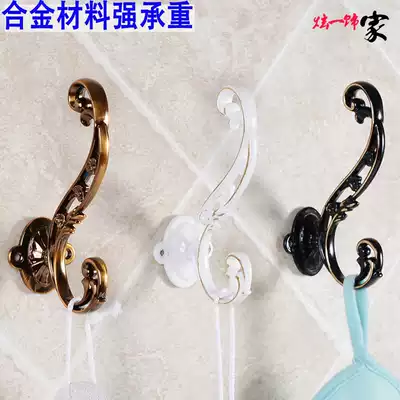 European-style clothes hook Single hook Single clothes hook coat hook into the door hanger wall hanging wall hanging hook