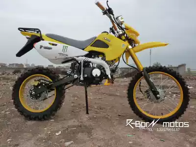 125cc inverted shock absorption double exhaust Sichuan riding off-road vehicle two-wheeled off-road motorcycle Mid-road motorcycle mountain bike