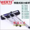 Original Taiwan WERTE torque wrench kg wrench Torque wrench Torque wrench Force wrench