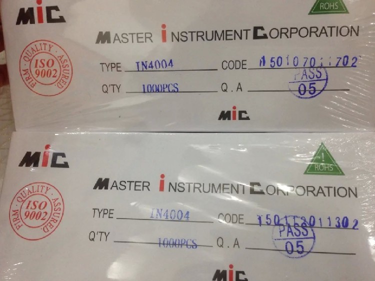 4004 rectified diode long foot 1N4004 58 long 1A400V MIC long shipped completely new