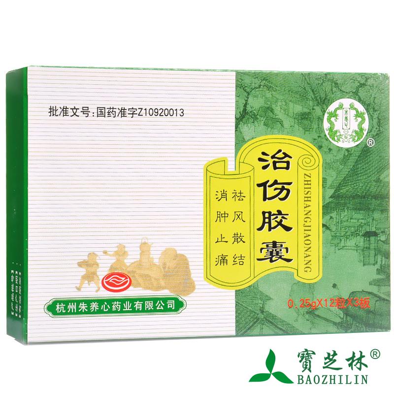 朱养心 治伤胶囊 0.25g*36粒/盒