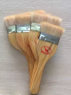 Wool brush Xinshan Yang brand wool brush paint brush wood paint brush thickened high quality wool brush